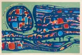 La Route by Alfred Manessier, 1958, Lithographie sur papier vélin, sold Jun 2023