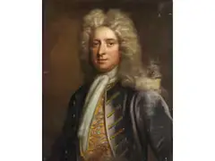 Portrait Eines Eleganten Herren by Thomas Murray, oil on canvas, offered Mar 2025