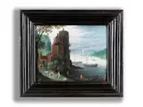 Die Festung am Fluss by Jan Brueghel d.J., oil on copper, sold Jun 2024