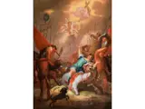 Die Bekehrung des Paulus by Balthasar Beschey, oil on panel, offered Jun 2024