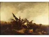 Die Schrecken des 30-jährigen Krieges by Palamedes Palamedesz d. Ä., oil on panel, sold Jun 2024
