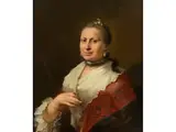 Bildnis Einer Dame by Pietro Longhi, oil on canvas, offered Sep 2023