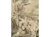 Myrrha Gebiert Adonis by Jacques-Louis David, ink, sold Jun 2026