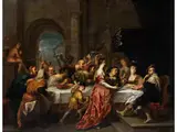 Gastmahl des Herodes by Peter Paul Rubens, oil on copper, offered Jun 2026