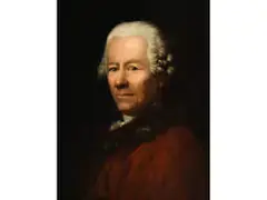 Bildnis des Christoph Willibald Gluck by Anton Graff, oil on panel, sold Jun 2021