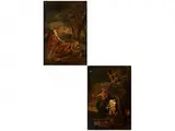 Jacob und der Engel, der ihm das Heilige Land Weist by Francesco Antonio Chiozzi, oil on canvas, offered Sep 2015