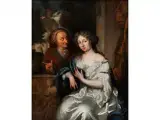 Der Gute Ratschlag by Caspar Netscher, oil on canvas, sold Dec 2016