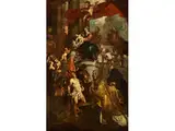 Die Vermählung der Heiligen Katharina by Willem Panneels, oil on canvas, sold Dec 2016