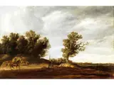 Landschaft mit Naher Stadt by Pieter de Molijn, oil on panel, offered Sep 2024
