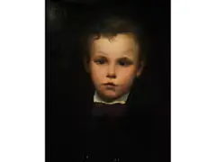 Untitled by Aimé Perret, oil on panel, offered Dec 2019
