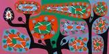 Fleurs Gadgets by Alfred Pellan, 1975, colour serigraph on paper, sold Jul 2020