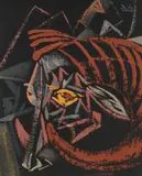 Mountain Ram by Illingworth Kerr, 1958, oil on canvas on board, sold Jun 2020