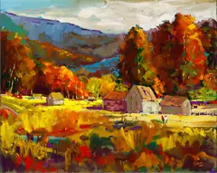 Home Sweet Home by Neil Patterson, oil on canvas, sold Jun 2020