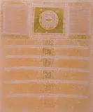 Une ancienne machine à voler by Jacques de Tonnancour, mixed media on canvas board, sold May 2020