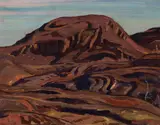 Hill at Eldorado Mines, Great Bear Lake by A. Y. Jackson, 1938, oil on board, sold May 2020