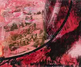 Sans titre by Marcelle Ferron, mixed media on paper, sold Mar 2020
