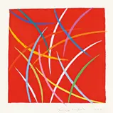 Ohne Titel by Piero Dorazio, 1992, Gouache auf genarbtem Velin, sold Nov 2011