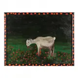 Grazing Goat by Kacey Carneal, Oil on canvas, sold Oct 2023