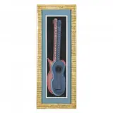 Two Guitars by Jackie Haliburton, Acrylic on paper, sold Oct 2023