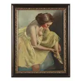 A Ballerina by Pál Fried, Oil on canvas, sold Oct 2023