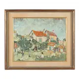 Jardin de Buzenval by Yves Wacheux, Oil on canvas, sold Oct 2023