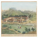 The Fine Pine and Bird by Mateo Ripa, Hand-colored etching and engraving, sold Oct 2023