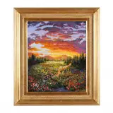 Morning Sunrise by Thomas DeDecker, Oil on board, sold Oct 2023