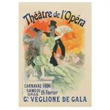 Théâtre de l'Opéra by Jules Chéret, Lithographic poster in colors, sold Sep 2023