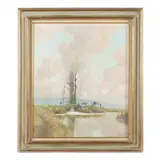 Avant Printemps à Marais by Alexandre Jacob, Oil on canvas, sold Sep 2023