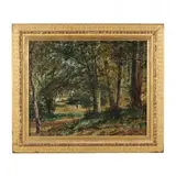 A Summer Stroll Through the Forest by Christopher Shearer, Oil on canvas, sold Sep 2023