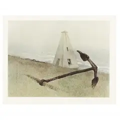 Sea Running by Andrew Wyeth, Collotype in colors, sold Aug 2023