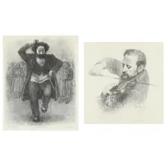 Two Musical Prints by Tully Filmus, Each a lithograph, sold Aug 2023