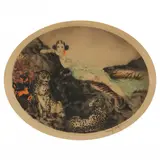 Thaïs by Louis Icart, Hand-colored etching and aquatint, sold Aug 2023