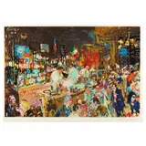 PJ Clarke's Bar, New York City by LeRoy Neiman, Serigraph in colors, sold Aug 2023