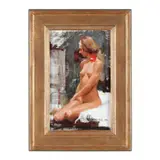 Red Headband by William Schneider, Oil on canvas, sold Aug 2023