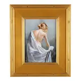Before the Bath by Hodges Soileau, Oil on board, sold Aug 2023
