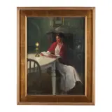 Valentine's Day by Bill Farnsworth, Oil on canvas, sold Aug 2023