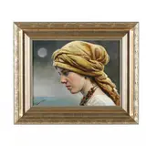 L'attesa di Penelope by Gianni Strino, Oil on canvas, sold Aug 2023