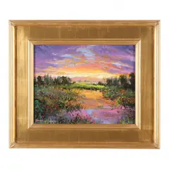 A Sense of Peace by Thomas DeDecker, Oil on board, sold Aug 2023