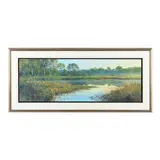 Late Summer Marsh by Thomas McNickle, Oil on canvas, sold Aug 2023