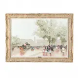 Place de la Concorde by Andre Gisson, Oil on canvas, sold Aug 2023