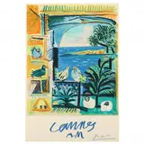 Cannes A.M. by Pablo Picasso, Lithographic poster in colors, sold Aug 2023