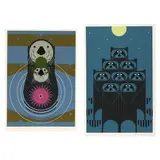 Devotion in the Ocean / Rac Pac (Two Works) by Charley Harper, Each a serigraph in colors, sold Aug 2023