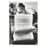 Israeli Scribe by Archie Lieberman, Pencil signed, sold Aug 2023