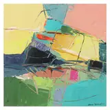 Untitled by Bob Rankin, Acrylic on board, sold Aug 2023