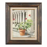 Afternoon Sunning by David E. Doss, Oil on board, sold Aug 2023