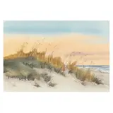 Seascape with Dunes by Nancy Tuttle May, Watercolor on paper, sold Aug 2023