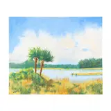 Palmettos of Kiawah by Charlie Stott, Oil on canvas, sold Aug 2023