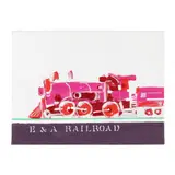 E & A Locomotive by Abie Harris, Acrylic on canvas, sold Jul 2023