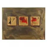The Three Yanas by Nancy Tuttle May, Oil on canvas, sold Jul 2023
